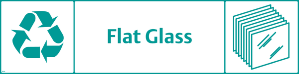 Waste Sign - Flat Glass