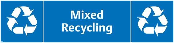 Waste Sign - Mixed Recycling