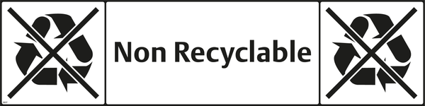 Waste Sign - Non Recyclable