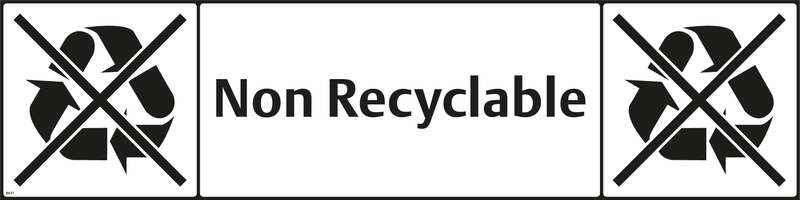 Waste Sign - Non Recyclable