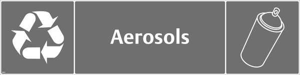 Waste Sign - Aerosols