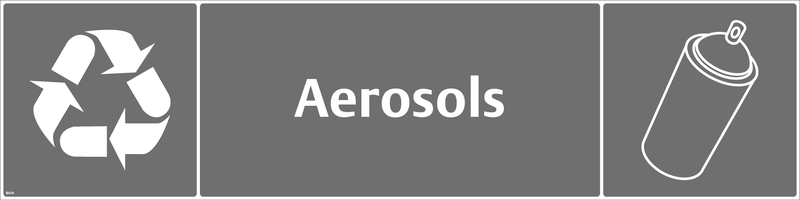 Waste Sign - Aerosols
