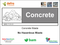 Waste Sign - Concrete