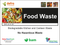 Waste Sign - Food Waste