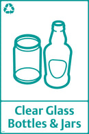 Waste Sign - Clear Glass