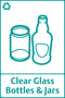 Waste Sign - Clear Glass
