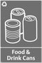 Waste Sign - Food & Drinks Cans