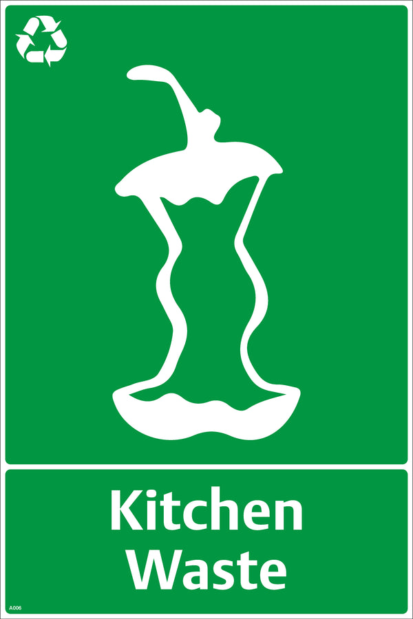 Waste Sign - Kitchen Waste