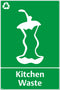 Waste Sign - Kitchen Waste