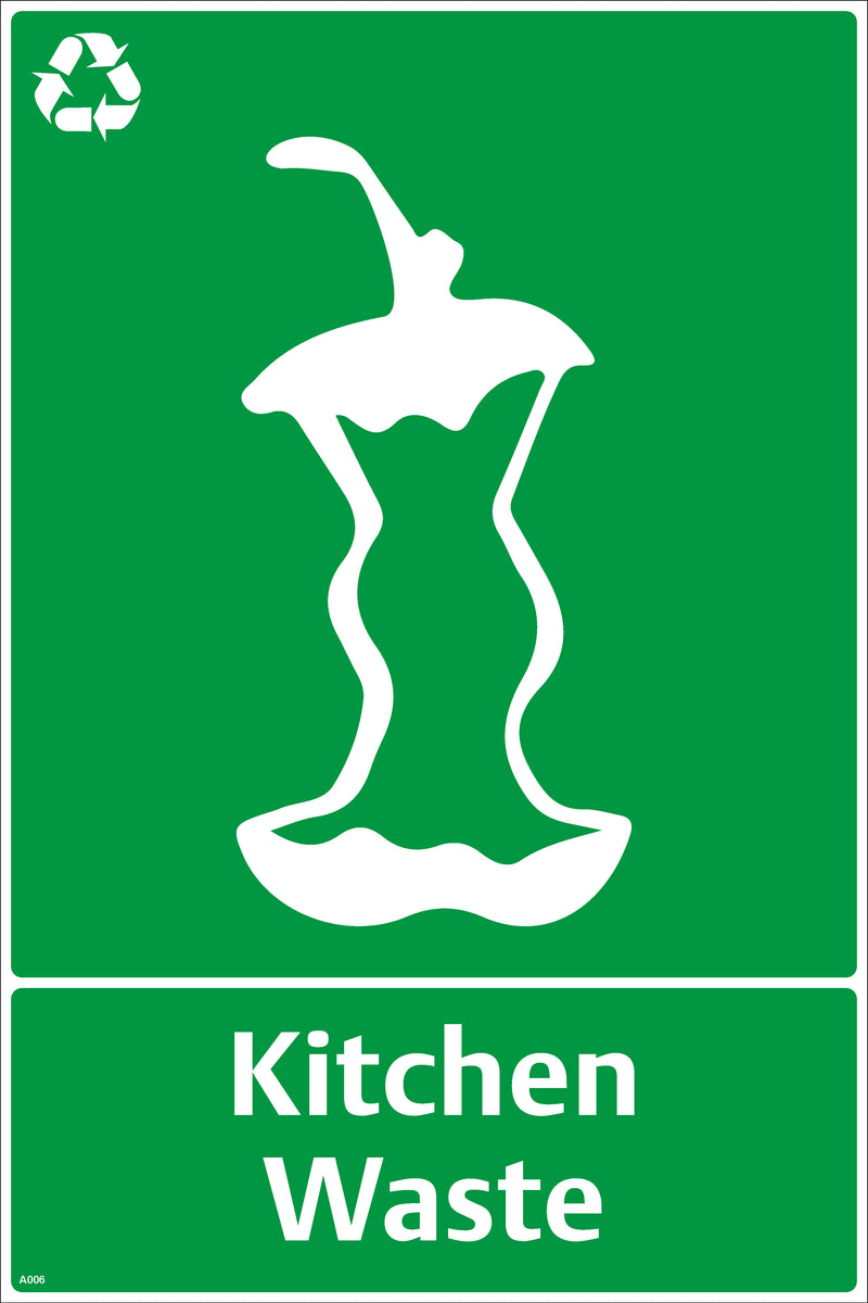 Waste Sign - Kitchen Waste