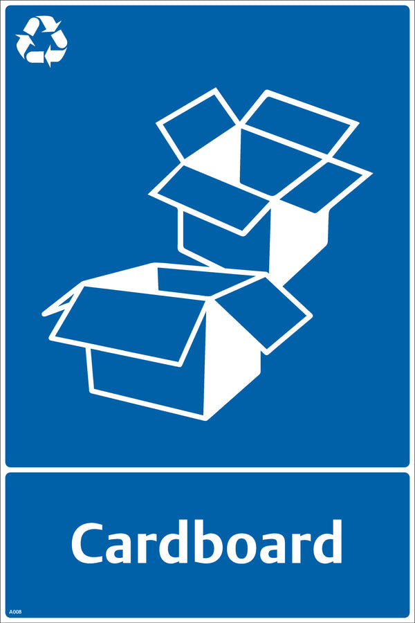 Waste Sign - Cardboard