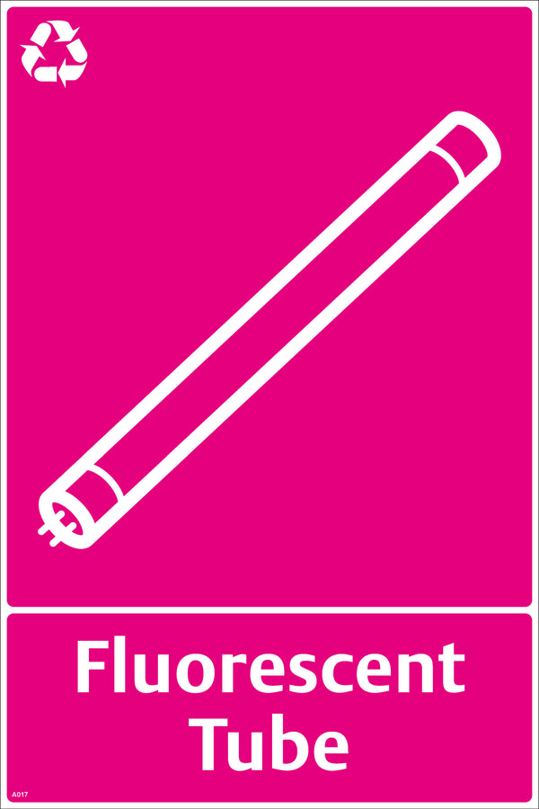 Waste Sign - Fluorescent Tube