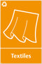 Waste Sign - Textiles