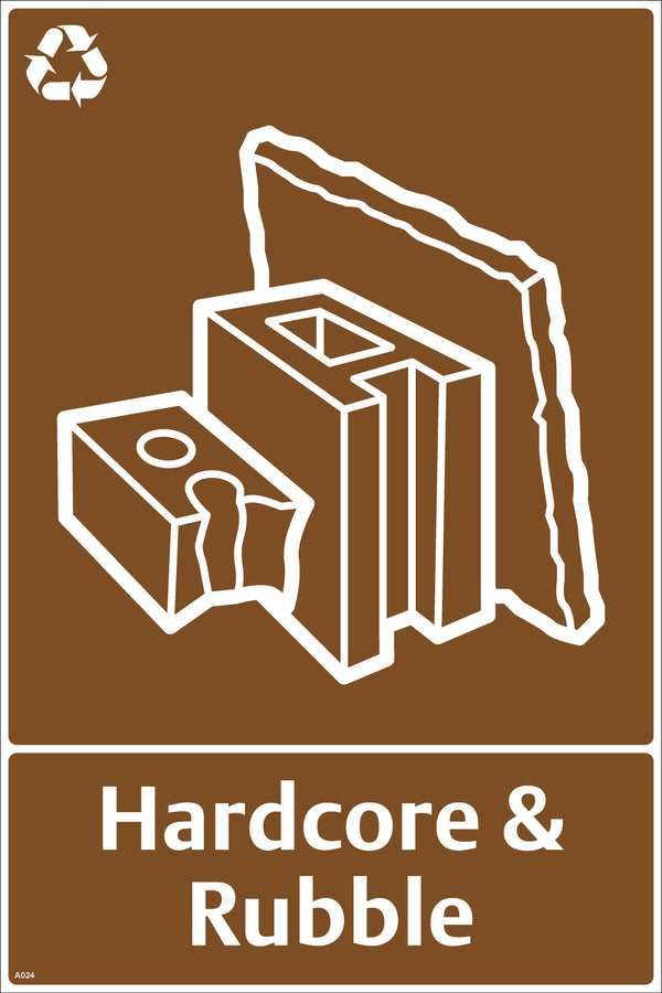 Waste Sign - Hardcore & Rubble