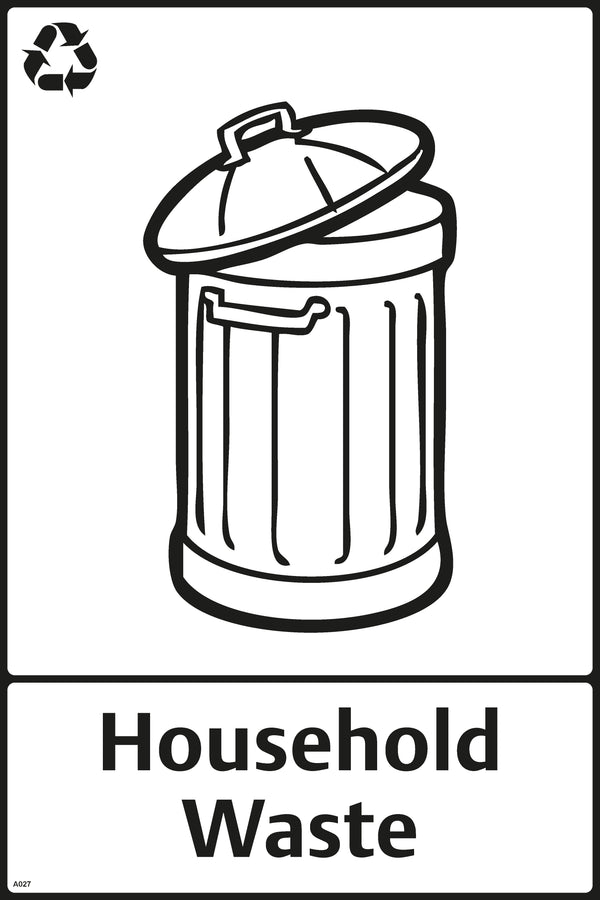 Waste Sign - Household Waste