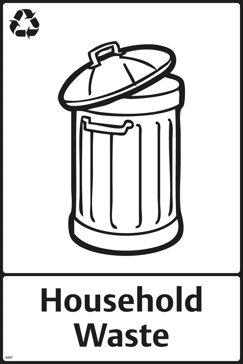 Waste Sign - Household Waste