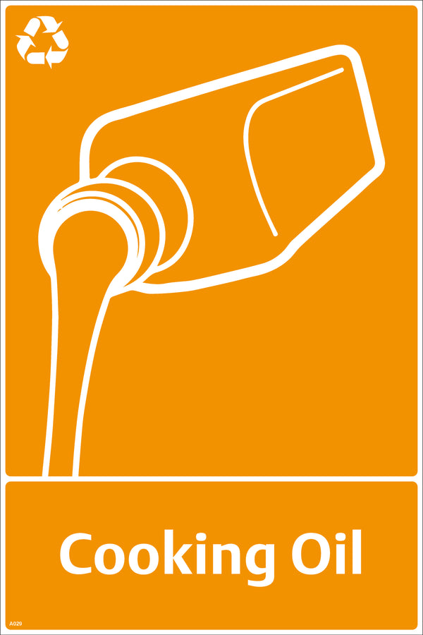 Waste Sign - Cooking Oil