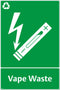 Waste Sign - Vape Waste