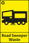 Waste Sign - Road Sweeper Waste