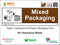 Waste Sign - Mixed Packaging