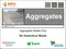 Waste Sign - Aggregates