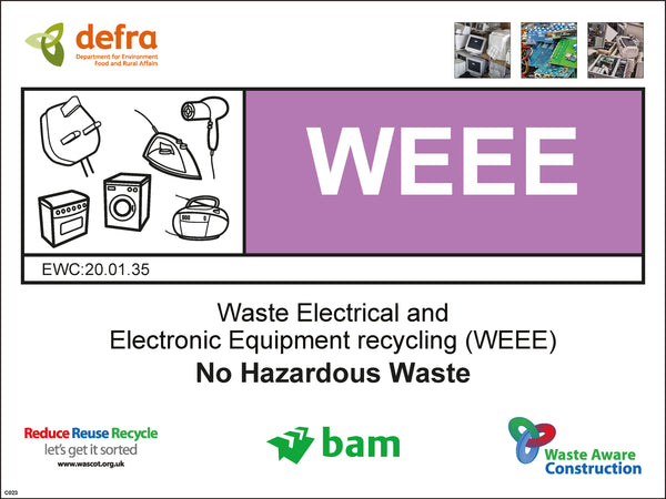 Waste Sign - Electrical and Electronic Equipment
