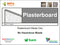 Waste Sign - Plasterboard
