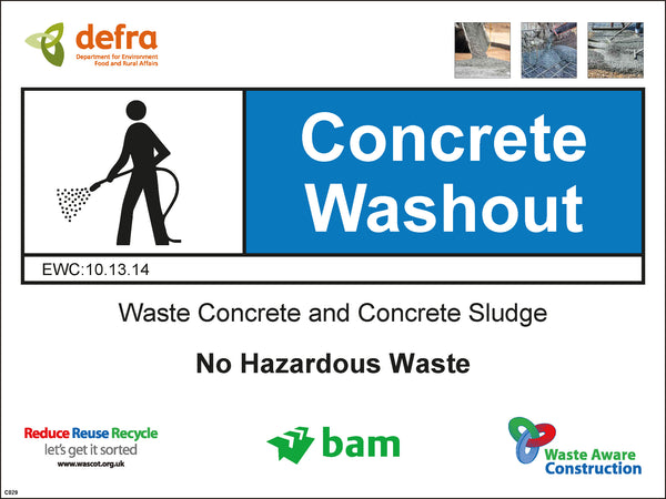 Waste Sign - Concrete Washout