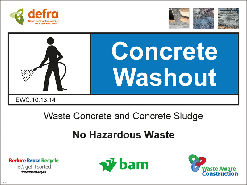 Waste Sign - Concrete Washout