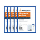 ANNOUNCE MAGNETIC FRAMES A4 BLUE PK5-1159952