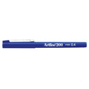 Artline Pen 0.4mm Tip Blue 200 Pk12-8350262