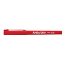 Artline 200 Pens Red Packed Pk12-8350263