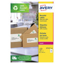 Avery Rcy Ad Lsr Lbl 99.1x38.1 Pk100-0070745