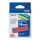 Brother TZe Tpe 18mmx8m Blk/Red Tpe-1167368