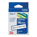 Brother TZe Tpe 18mmx8m Blk/Wht Tpe-4240751