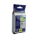 Brother TZe Tpe 24mmx8m Blk/Wht Tpe-4240013