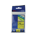 Brother TZe Tpe 24mmx8m Blk/Ylw Tpe-4240014