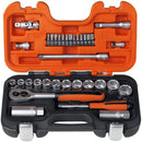 Bahs330 Socket Set Of 34 1/4" & 3/8" Drive Metric