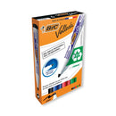 Bic Velleda 1701 Markers Ast Pk4-0631415