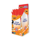 BIC CRISTAL BALL PEN MEDIUM RED PK50-0500328