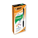 Bic Retractable Ball Pen Black Bx 12-0501901