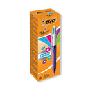 Bic 4 Colour Fashion Grip Pen Pk12-6751759