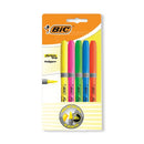 BIC HIGHLIGHTER GRIP CHISEL AST PK5-1141414