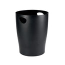 Contour Waste Paper Bin Black-1156532