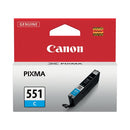 Canon CLI-551C Ink Cartridge Cyan-0993757