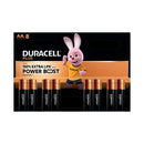 DURACELL PLUS AA BATTERY ALK PK8-1000654