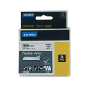 Dymo Rhino Nylon Tape Blk on Wht-4281307