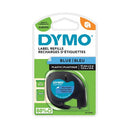 DYMO LETRATAG PLAS TAPE 12MMX4M BLU-1230404