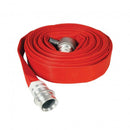 Coated Layflat Fire Hose Red 64Mm X 20M With Fittings