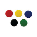 ROUND COVERED MAGNETS 20MM AST PK10-1195439